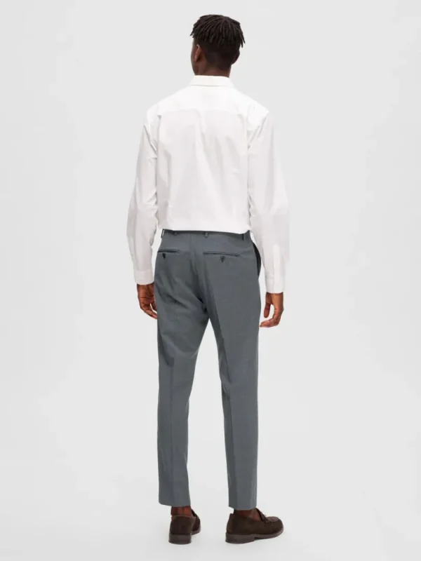 Bukser | Jakkesæt & Blazers>SELECTED MERINO-ULD BUKSER Grey