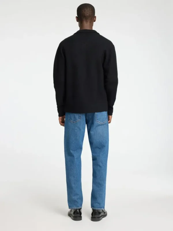 Strik>SELECTED 100% MERINOULD CARDIGAN Black