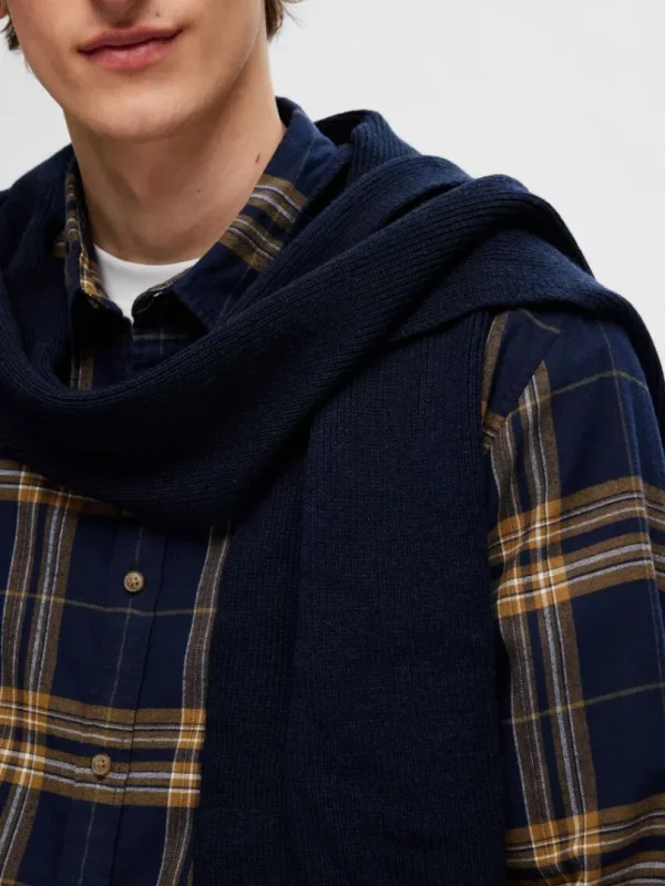 Accessories>SELECTED 100% MERINOULD HALSTØRKLÆDE Blue