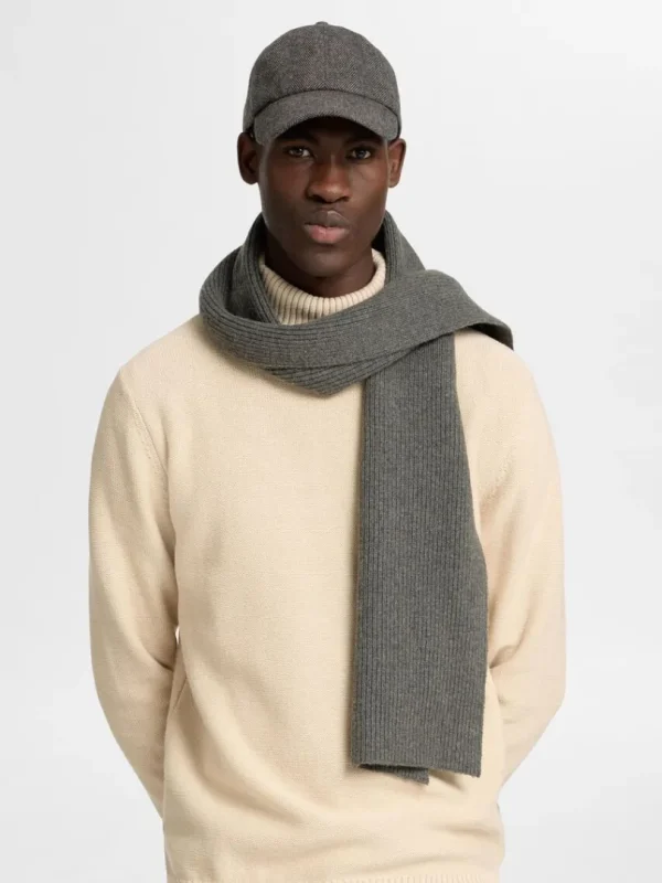 Accessories>SELECTED 100% MERINOULD HALSTØRKLÆDE Grey