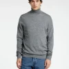 Strik>SELECTED 100% MERINOULD RULLEKRAVE Grey