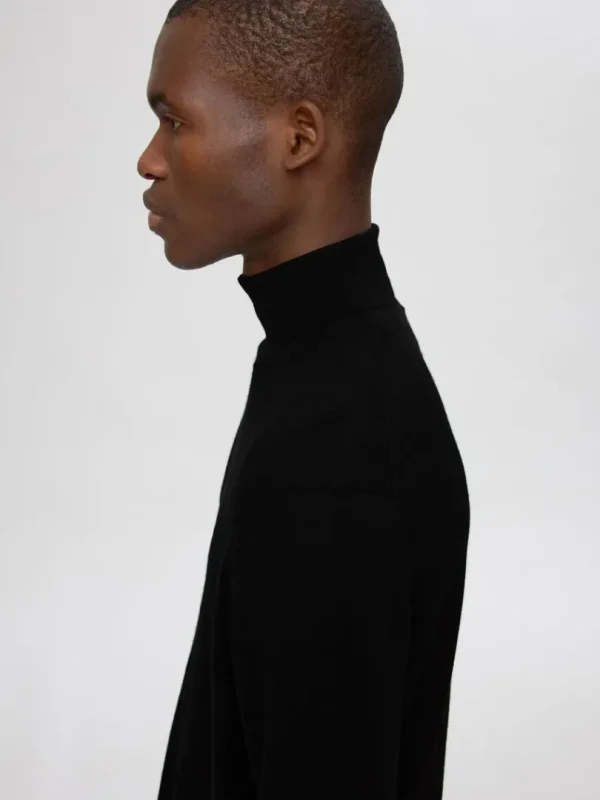 Strik>SELECTED 100% MERINOULD RULLEKRAVE Black