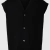 Overtøj>SELECTED 100% MERINOULD STRIK VEST Black
