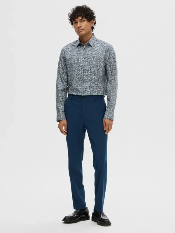 Skjorter>SELECTED MØNSTRET SKJORTE Blue