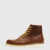 Sko>SELECTED MOC-TOE LÆDERSTØVLER Brown