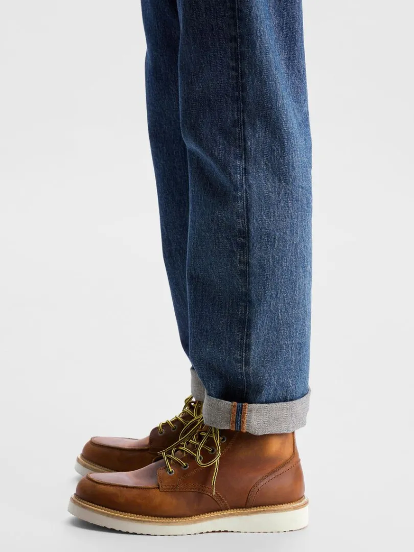 moctoe_lderstvler_2.webp Sko>SELECTED MOC-TOE LÆDERSTØVLER Brown