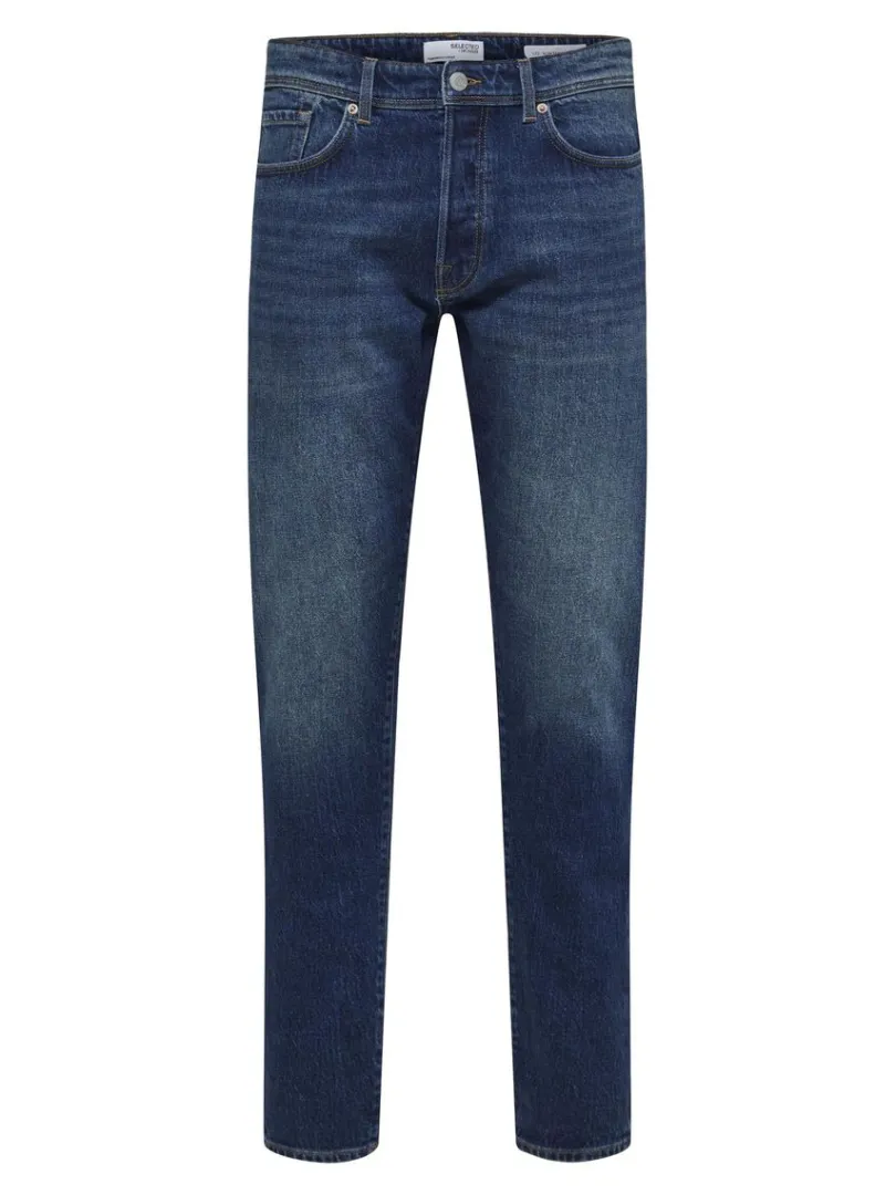 mrkebl_slim_fit_jeans_4.webp Jeans>SELECTED 172 MØRKEBLÅ SLIM FIT JEANS Blue