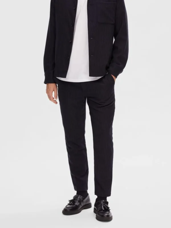 Bukser | Jakkesæt & Blazers>SELECTED NÅLESTRIBET BUKSER Blue