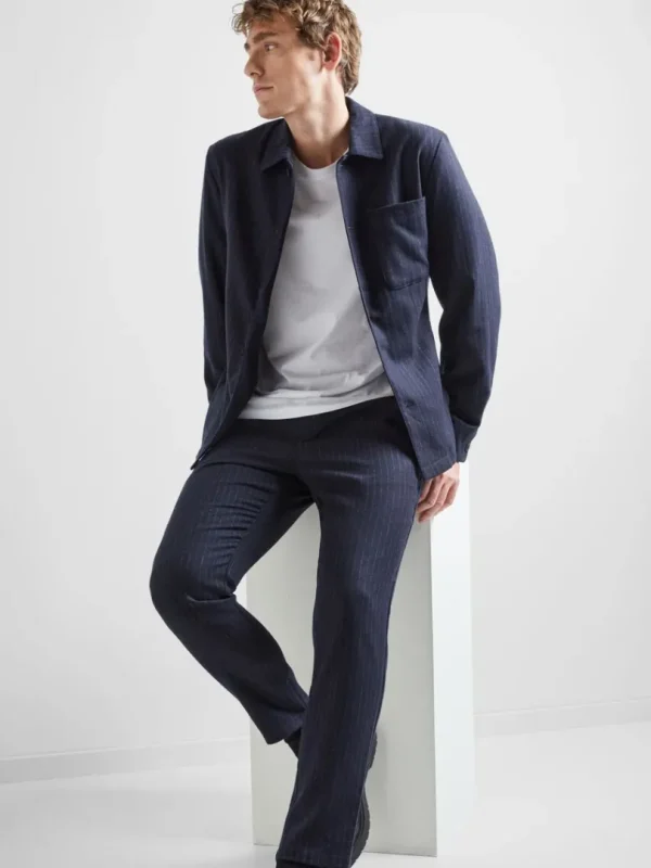 Bukser | Jakkesæt & Blazers>SELECTED NÅLESTRIBET BUKSER Blue