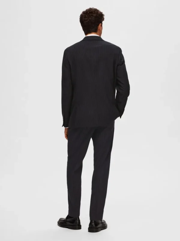 Jakkesæt & Blazers>SELECTED NÅLESTRIBET ENKELTRADET BLAZER Blue
