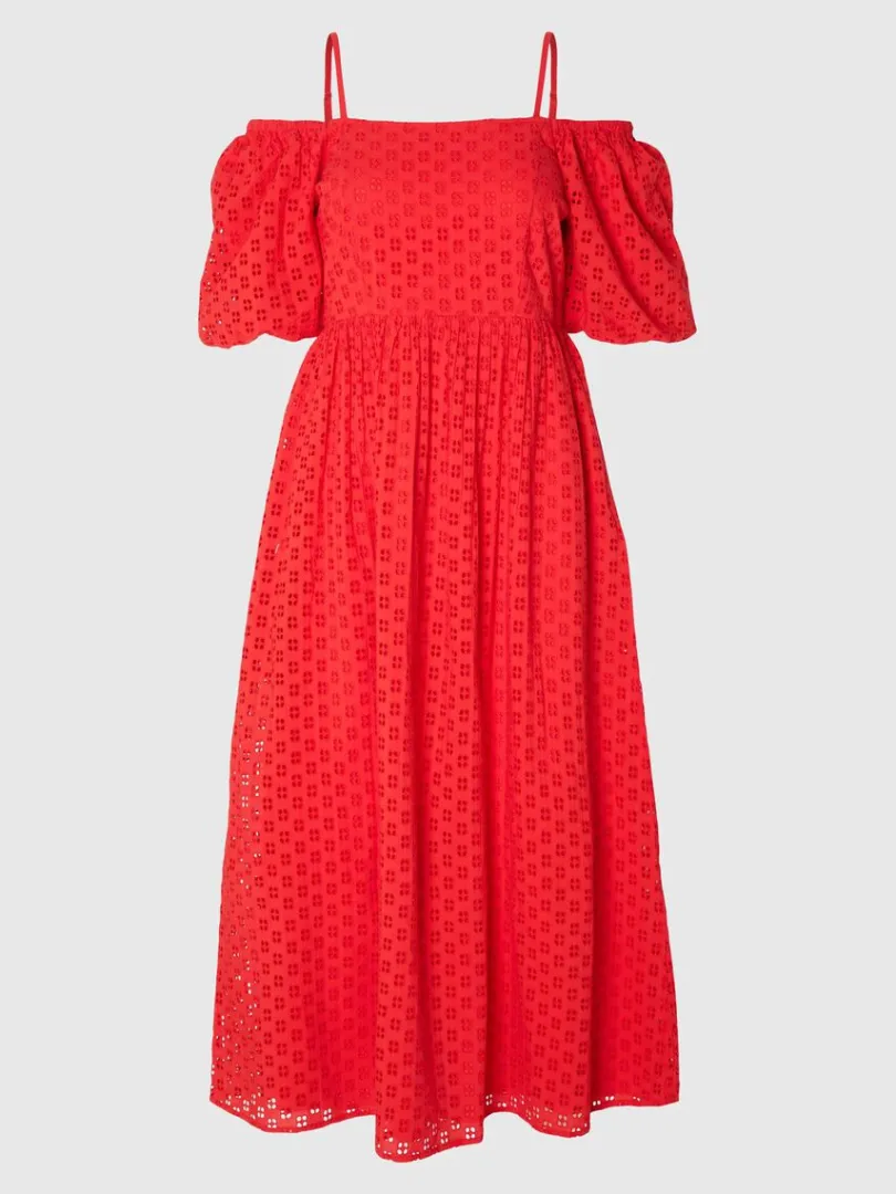 offshoulder_maxikjole_5.webp Kjoler>SELECTED OFF-SHOULDER MAXIKJOLE Red