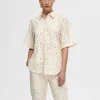 Skjorter>SELECTED OVERSIZE BLONDE SKJORTE Beige