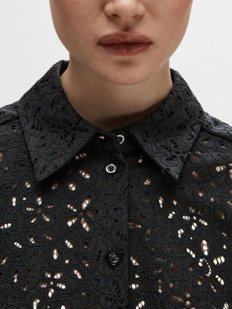 oversize_blonde_skjorte_3.webp Skjorter>SELECTED OVERSIZE BLONDE SKJORTE Black