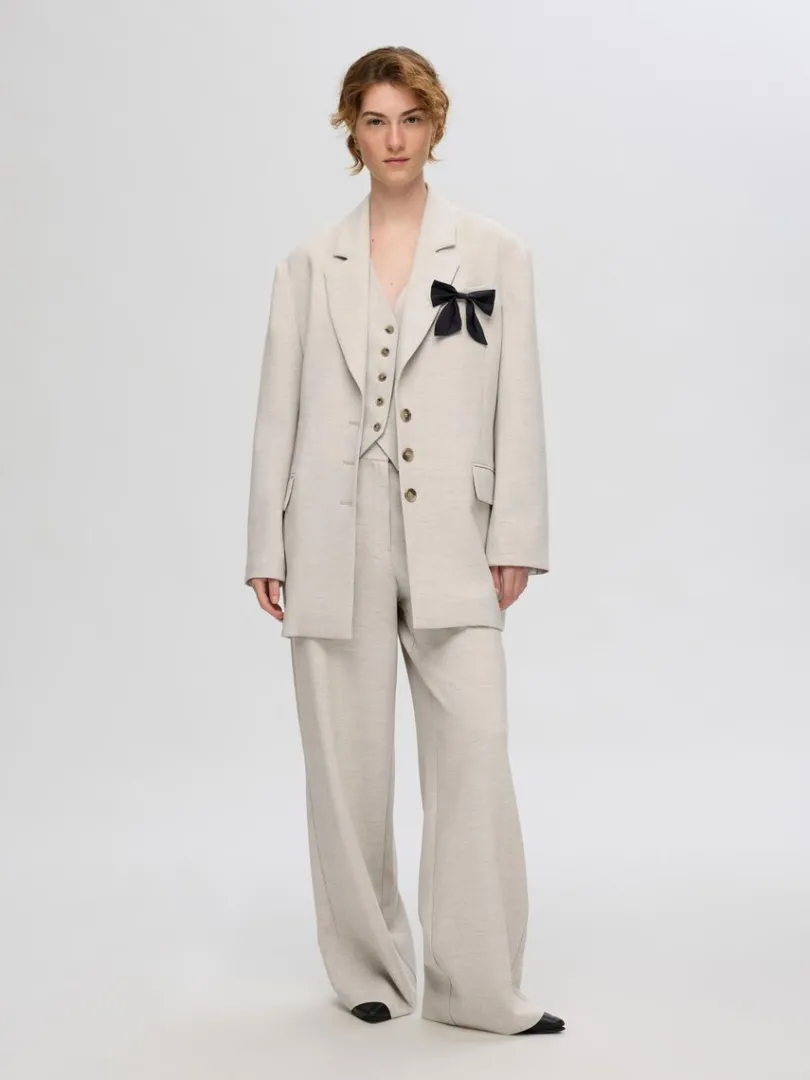 oversized_blazer_1.webp Jakkesæt & Blazers>SELECTED OVERSIZED BLAZER Beige