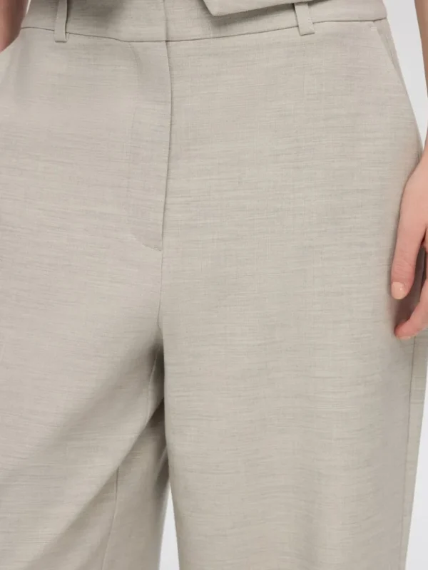 Bukser>SELECTED OVERSIZED BREDE BUKSER Beige