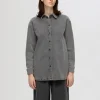 Skjorter>SELECTED OVERSIZED DENIMSKJORTE Grey