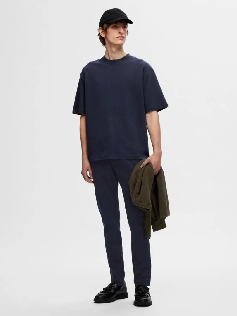 oversized_kortrmet_tshirt_1-3.webp T-shirts>SELECTED OVERSIZED KORTÆRMET T-SHIRT Blue