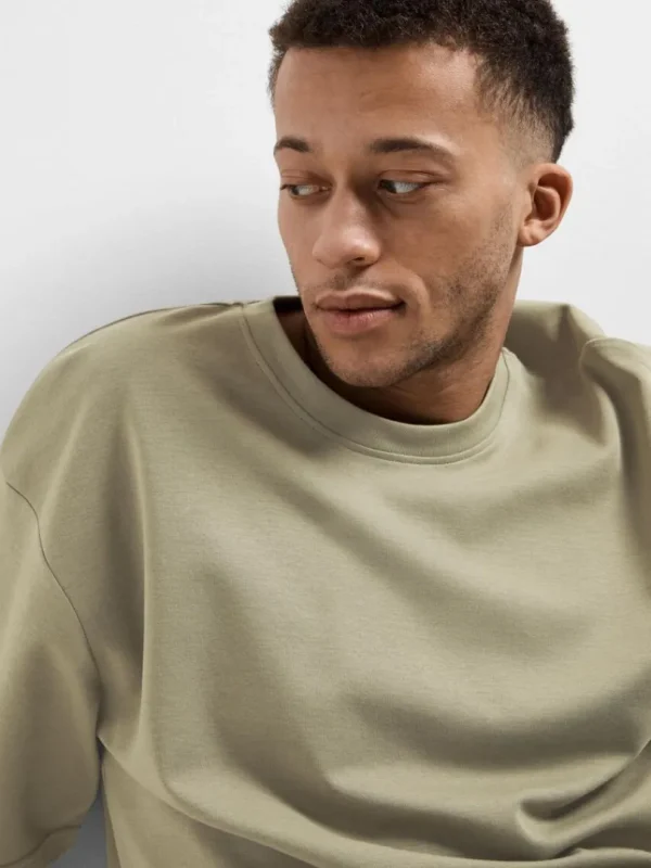 T-shirts>SELECTED OVERSIZED KORTÆRMET T-SHIRT Green