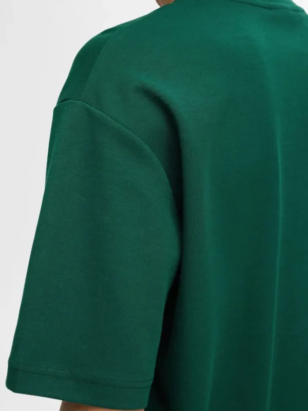 T-shirts>SELECTED OVERSIZED KORTÆRMET T-SHIRT Green
