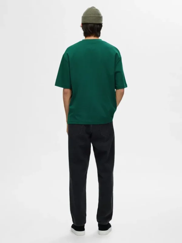 T-shirts>SELECTED OVERSIZED KORTÆRMET T-SHIRT Green