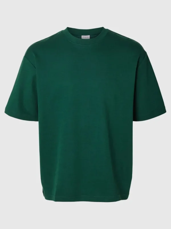 T-shirts>SELECTED OVERSIZED KORTÆRMET T-SHIRT Green