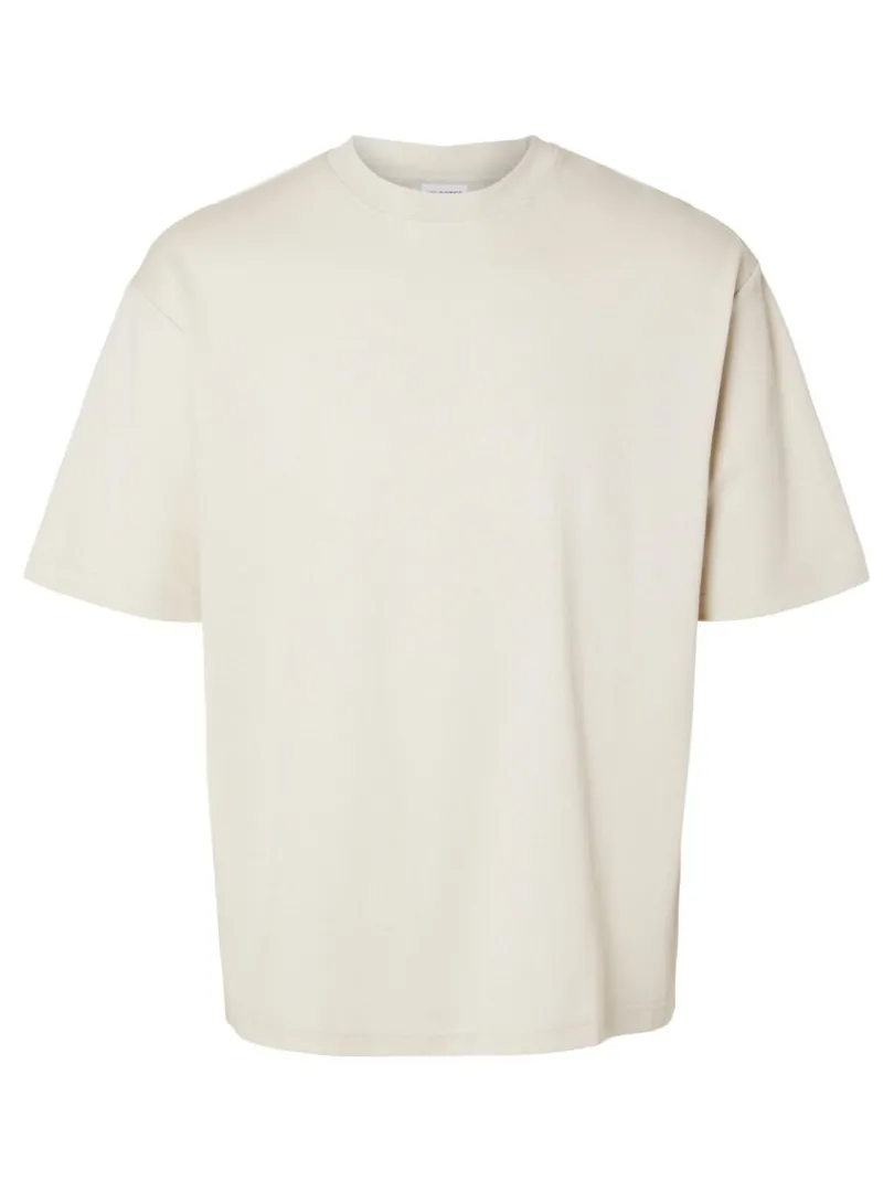 oversized_kortrmet_tshirt_5-5.webp T-shirts>SELECTED OVERSIZED KORTÆRMET T-SHIRT Beige