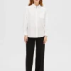 Skjorter>SELECTED OVERSIZED SKJORTE White