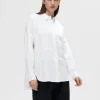 Skjorter>SELECTED OVERSIZED SKJORTE White