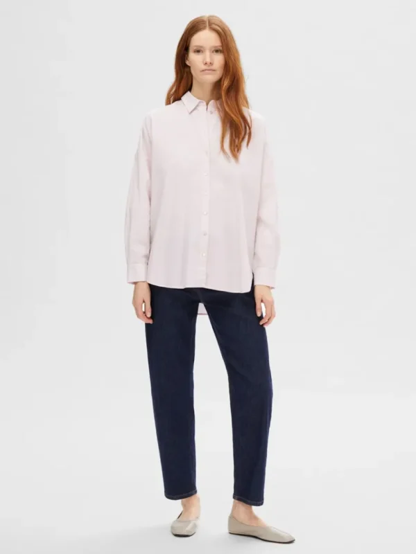 Skjorter>SELECTED OVERSIZED SKJORTE Pink