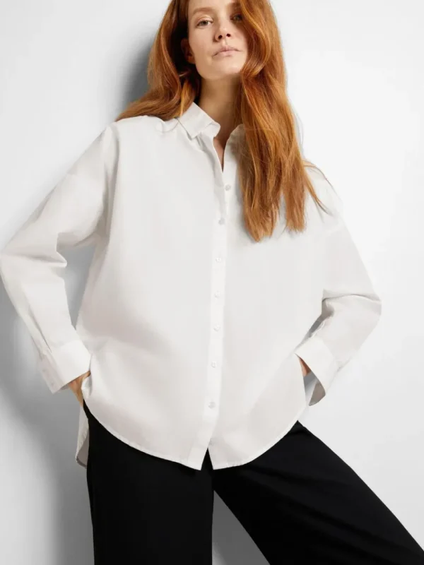 Skjorter>SELECTED OVERSIZED SKJORTE White