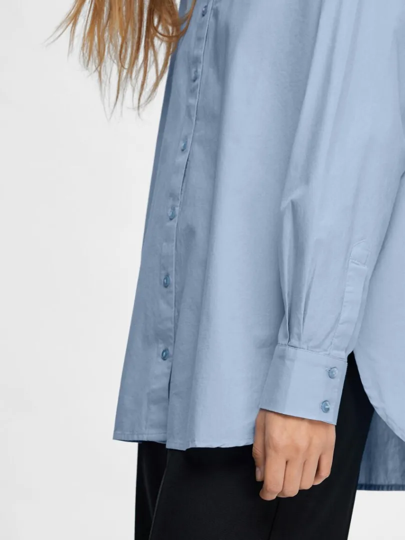 oversized_skjorte_1.webp Skjorter>SELECTED OVERSIZED SKJORTE Blue