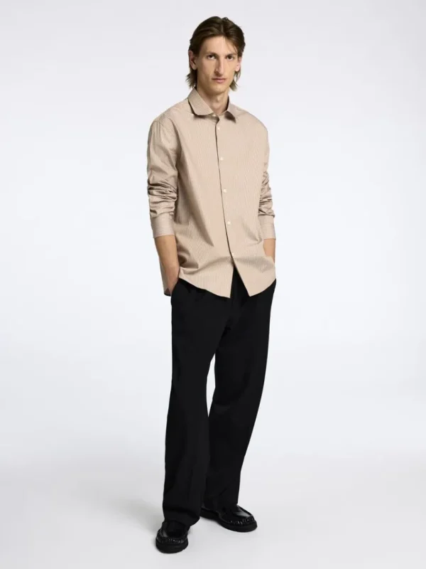 Overtøj | Skjorter>SELECTED OVERSIZED SKJORTE Brown