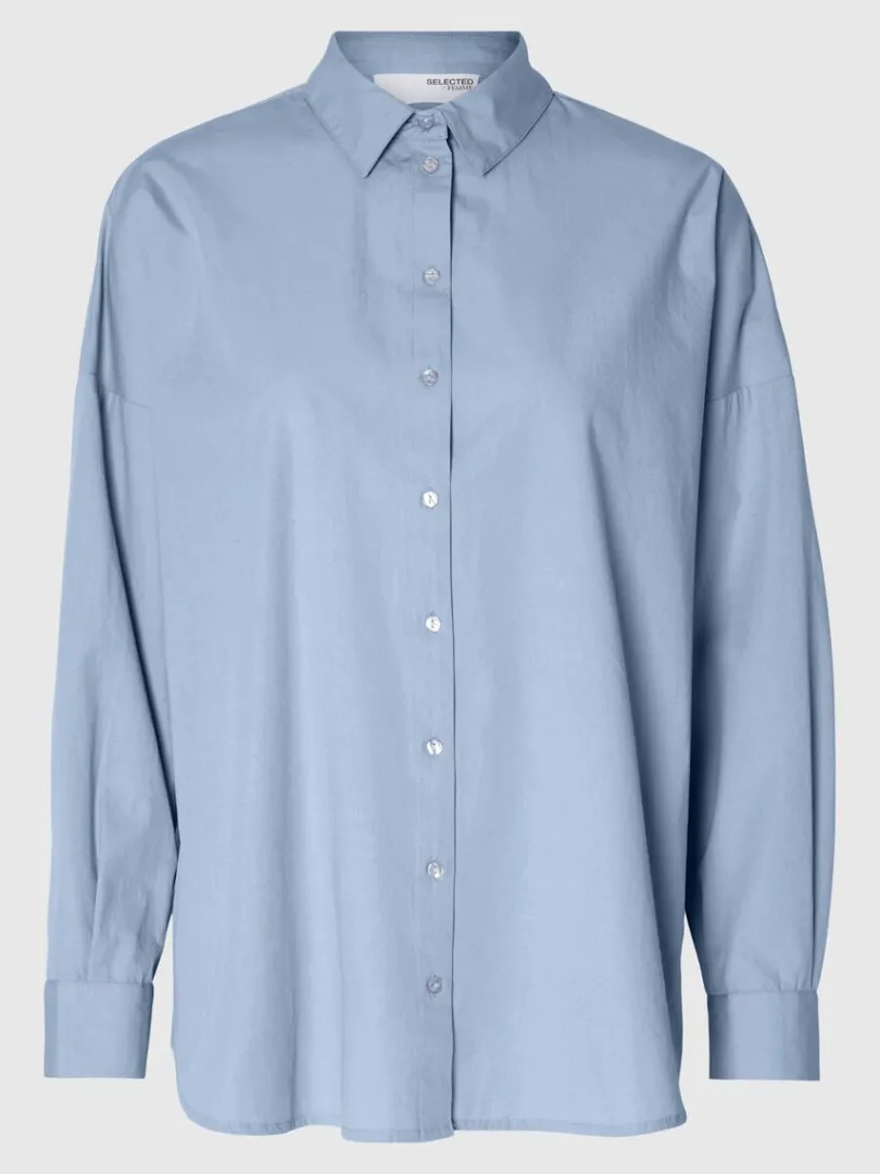 oversized_skjorte_3.webp Skjorter>SELECTED OVERSIZED SKJORTE Blue