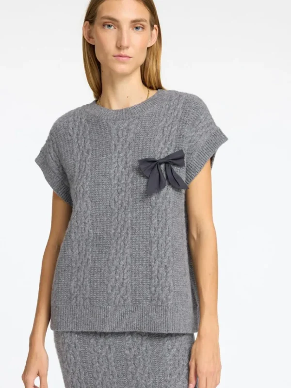 Strik>SELECTED OVERSIZED STRIK VEST Grey