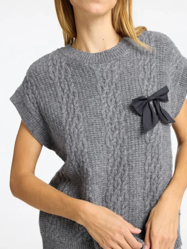 Strik>SELECTED OVERSIZED STRIK VEST Grey