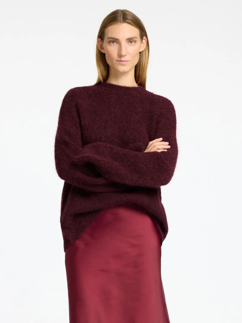 oversized_striktrje_0-1.webp Strik>SELECTED OVERSIZED STRIKTRØJE Purple