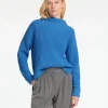 Strik>SELECTED OVERSIZED STRIKTRØJE Blue