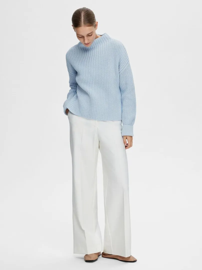 oversized_striktrje_1.webp Strik>SELECTED OVERSIZED STRIKTRØJE Blue