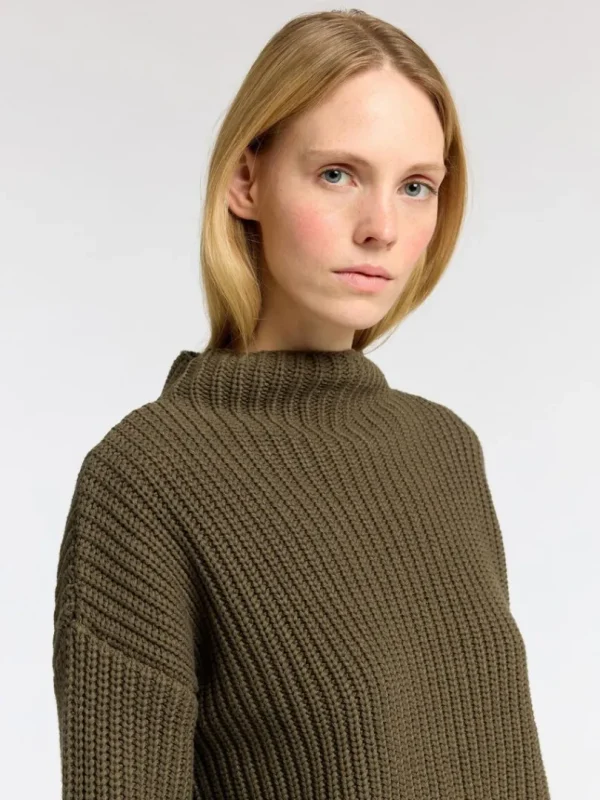 Strik>SELECTED OVERSIZED STRIKTRØJE Green