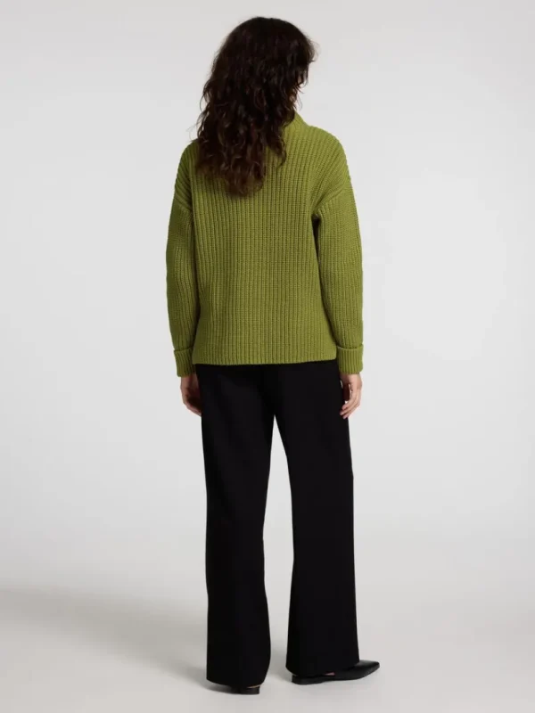 Strik>SELECTED OVERSIZED STRIKTRØJE Green