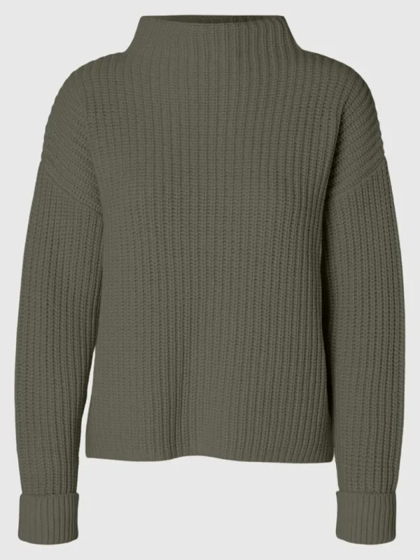Strik>SELECTED OVERSIZED STRIKTRØJE Green