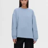 Hættetrøjer & Sweatshirts>SELECTED OVERSIZED SWEATSHIRT Blue
