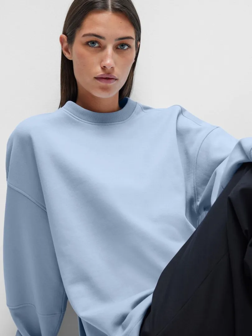 oversized_sweatshirt_2.webp Hættetrøjer & Sweatshirts>SELECTED OVERSIZED SWEATSHIRT Blue