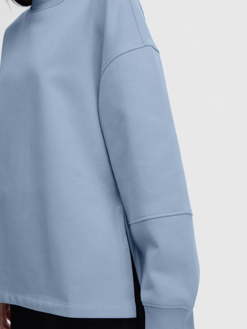 oversized_sweatshirt_3.webp Hættetrøjer & Sweatshirts>SELECTED OVERSIZED SWEATSHIRT Blue