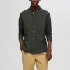 Skjorter>SELECTED OXFORD SKJORTE Green