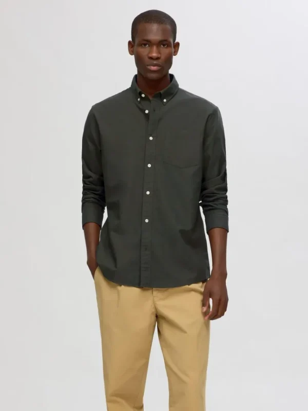 Skjorter>SELECTED OXFORD SKJORTE Green