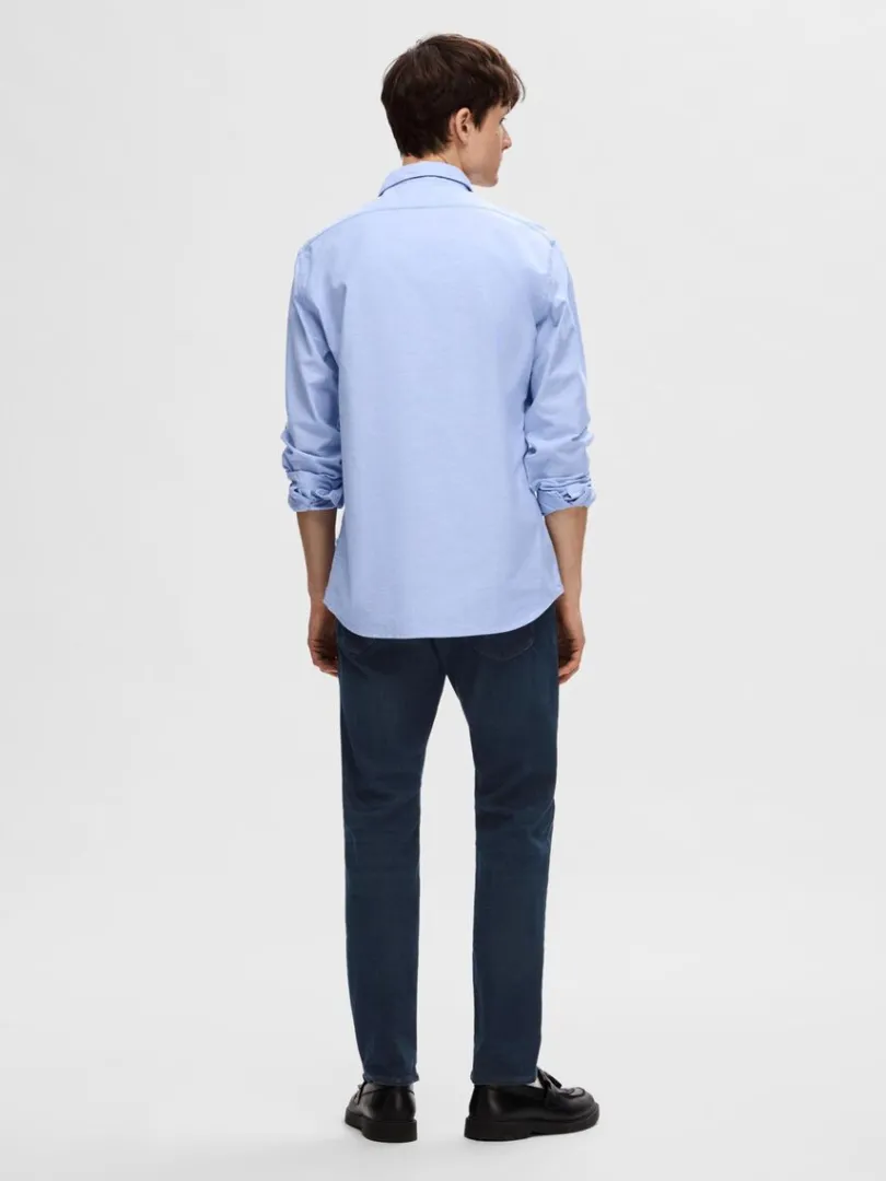 oxford_skjorte_1-8.webp Skjorter>SELECTED OXFORD SKJORTE Blue