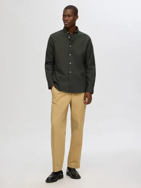 Skjorter>SELECTED OXFORD SKJORTE Green
