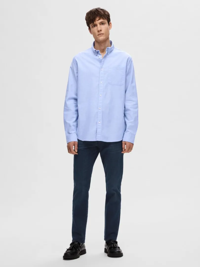 oxford_skjorte_2-8.webp Skjorter>SELECTED OXFORD SKJORTE Blue