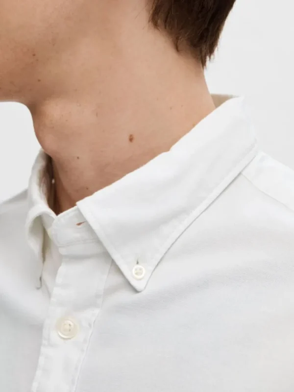 Skjorter>SELECTED OXFORD SKJORTE White